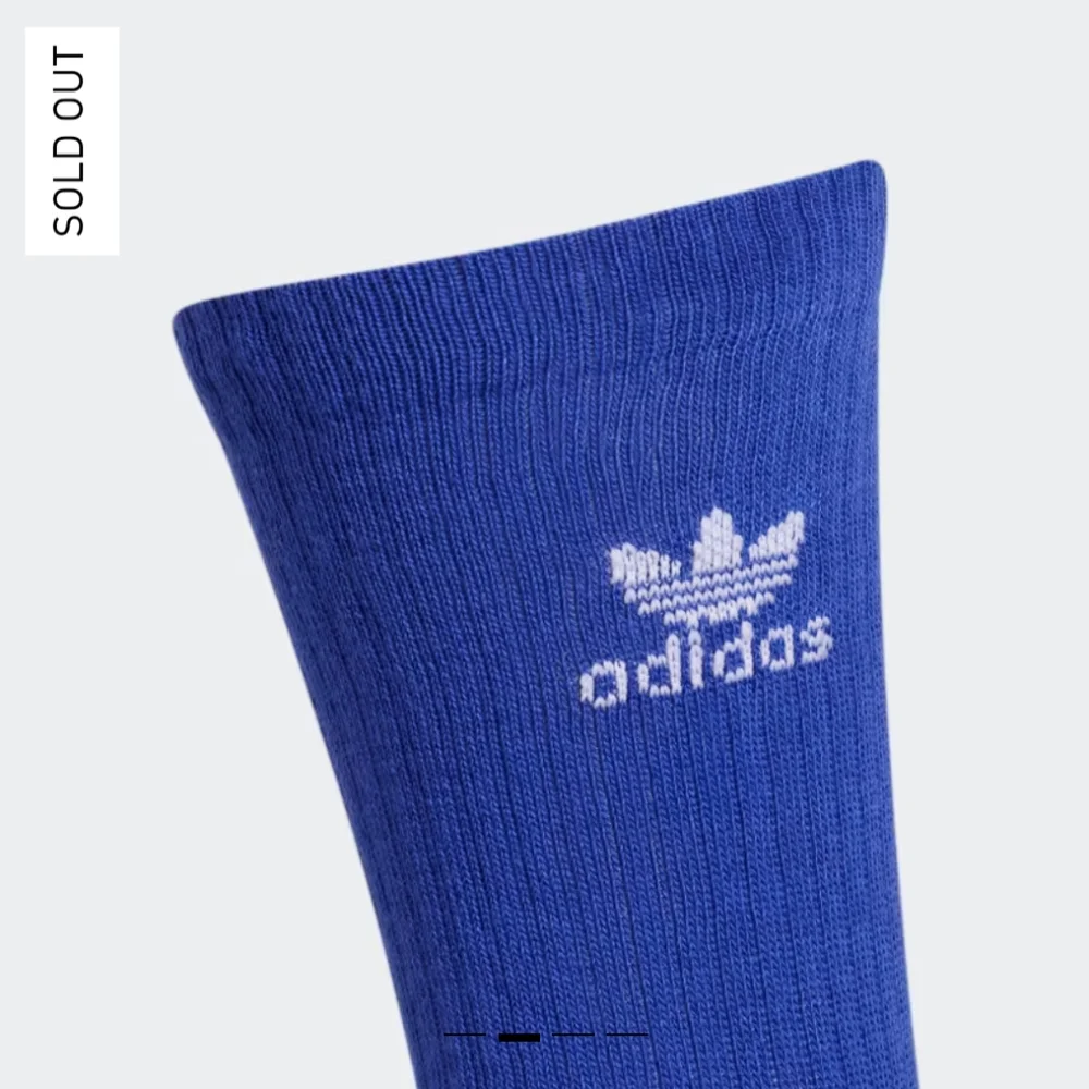 adidas Originals Color Wash Crew Socks - 3 Pack